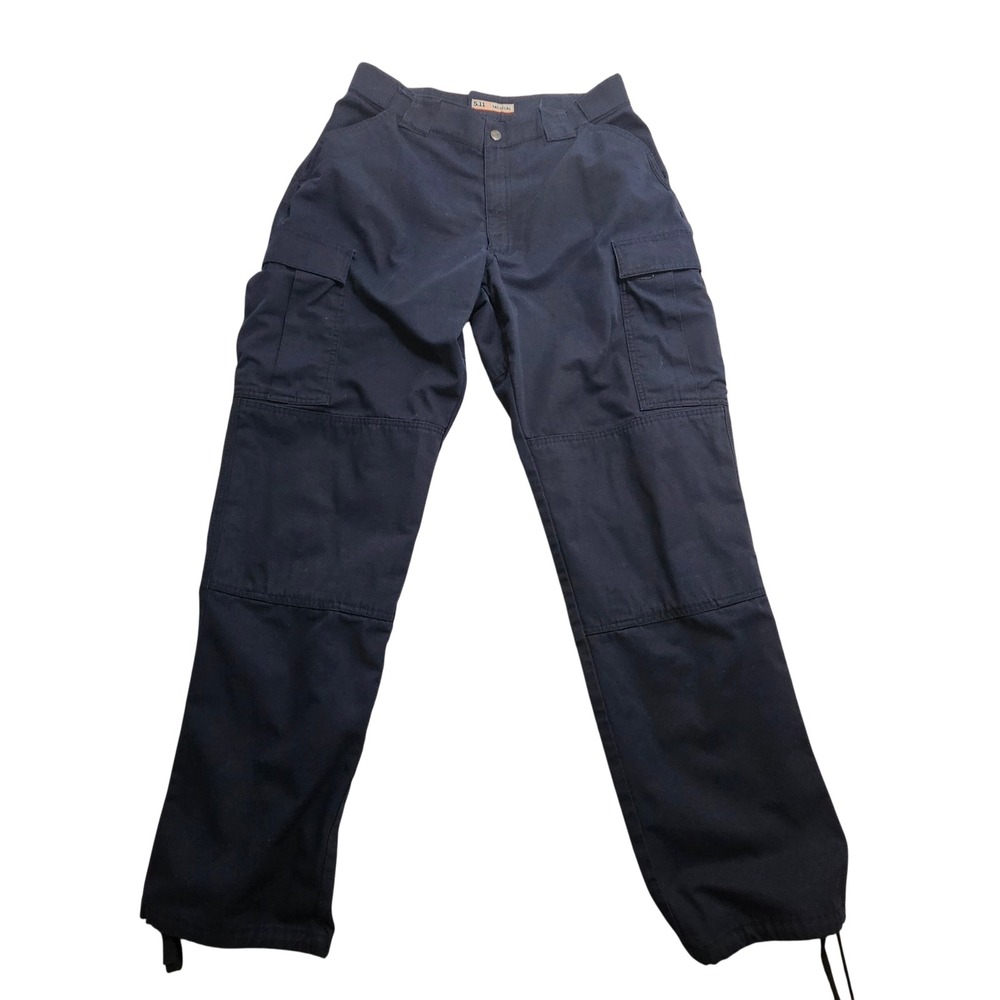 5.11 Tactical Mens Cargo Pant SPM Navy Blue 74003-724 Large Long Reinforced Knee